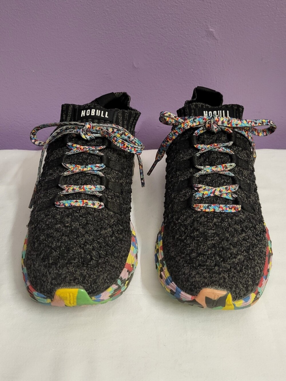 Colorful NOBULL Wild Runners All Day Knit Sneakers Slip-on Shoes Unisex Mens 8.5 - Picture 4 of 14